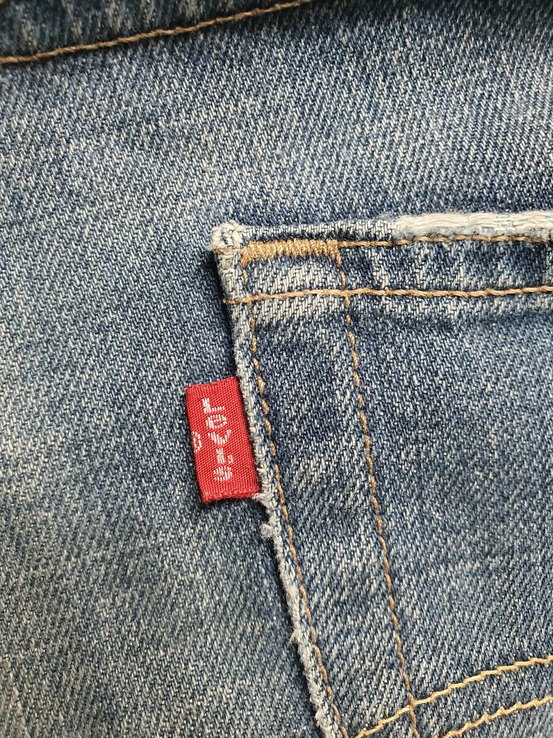 리바이스 501 빈티지 워싱 데님진 33 상품이미지6