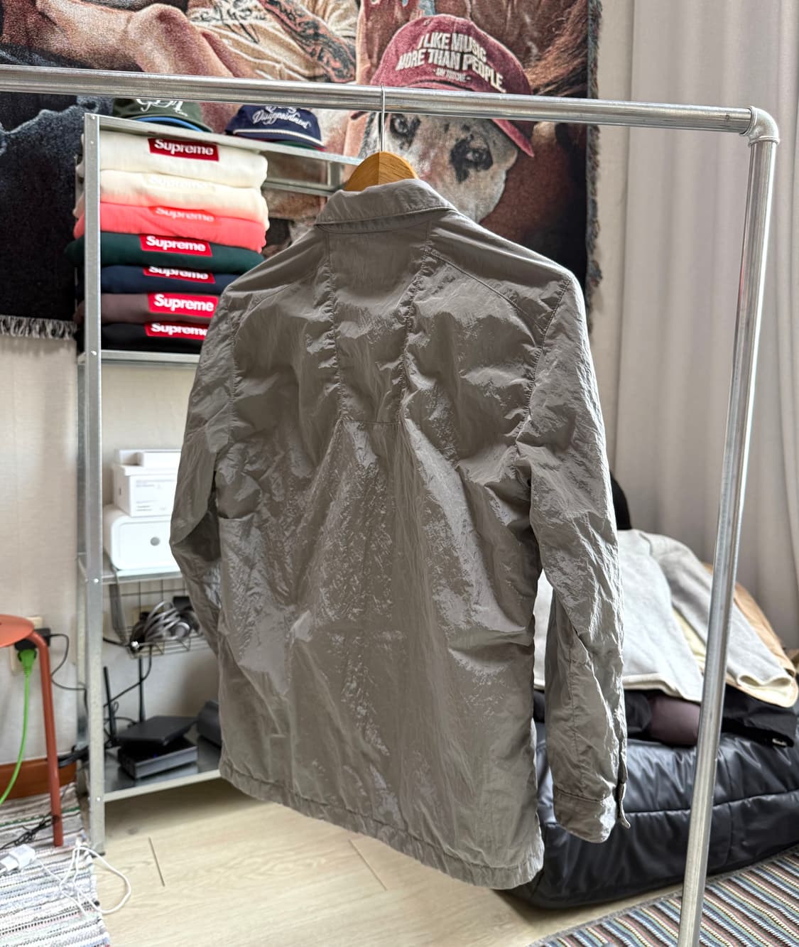 스톤아일랜드 나일론 메탈 오버셔츠 상품이미지2