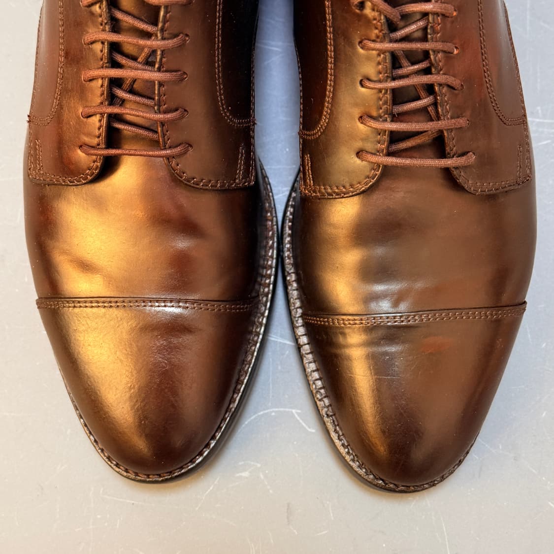 [10.5D] 알든 2160 컬러 8 코도반 스트레이트 팁 더비  상품이미지2