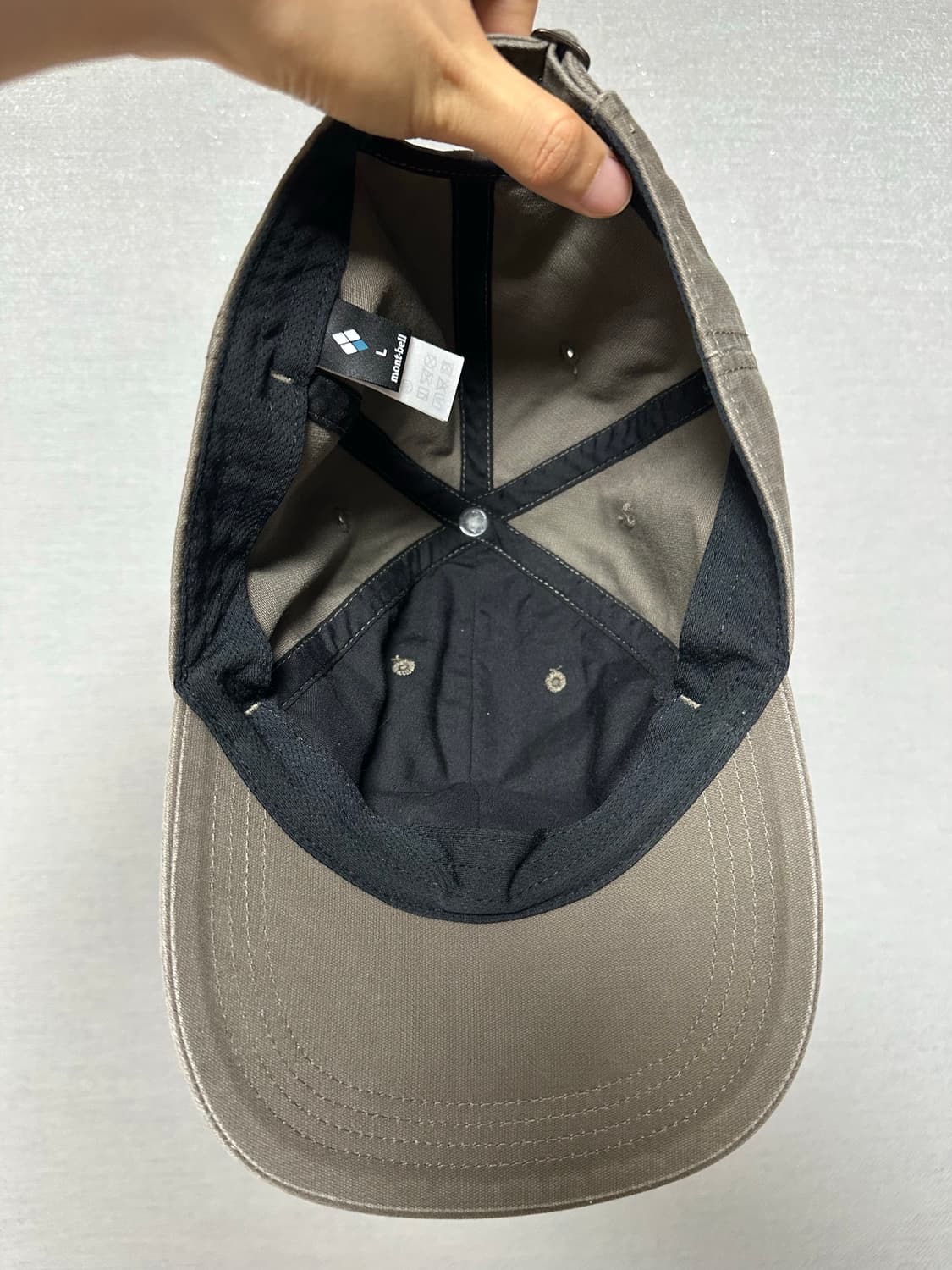 몽벨 워시드아웃 코튼 캡 L 상품이미지3