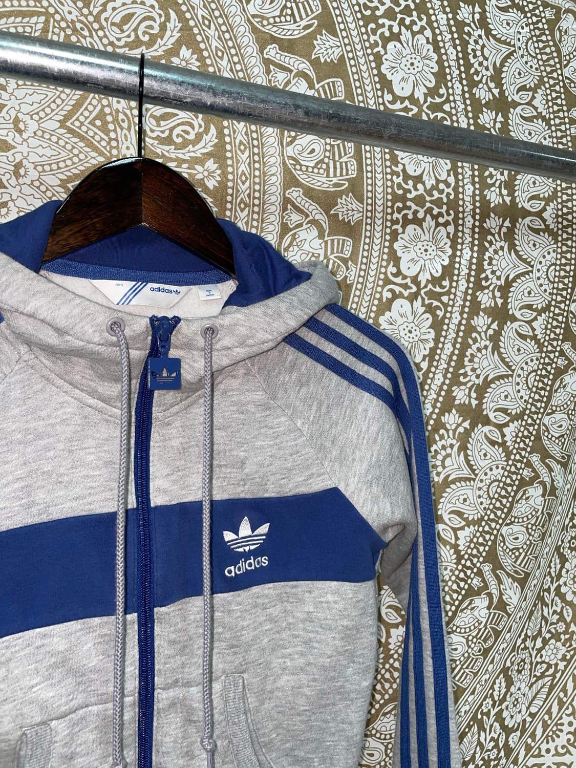 아디다스 여성 유로파 배색 기모 후드집업  상품이미지3