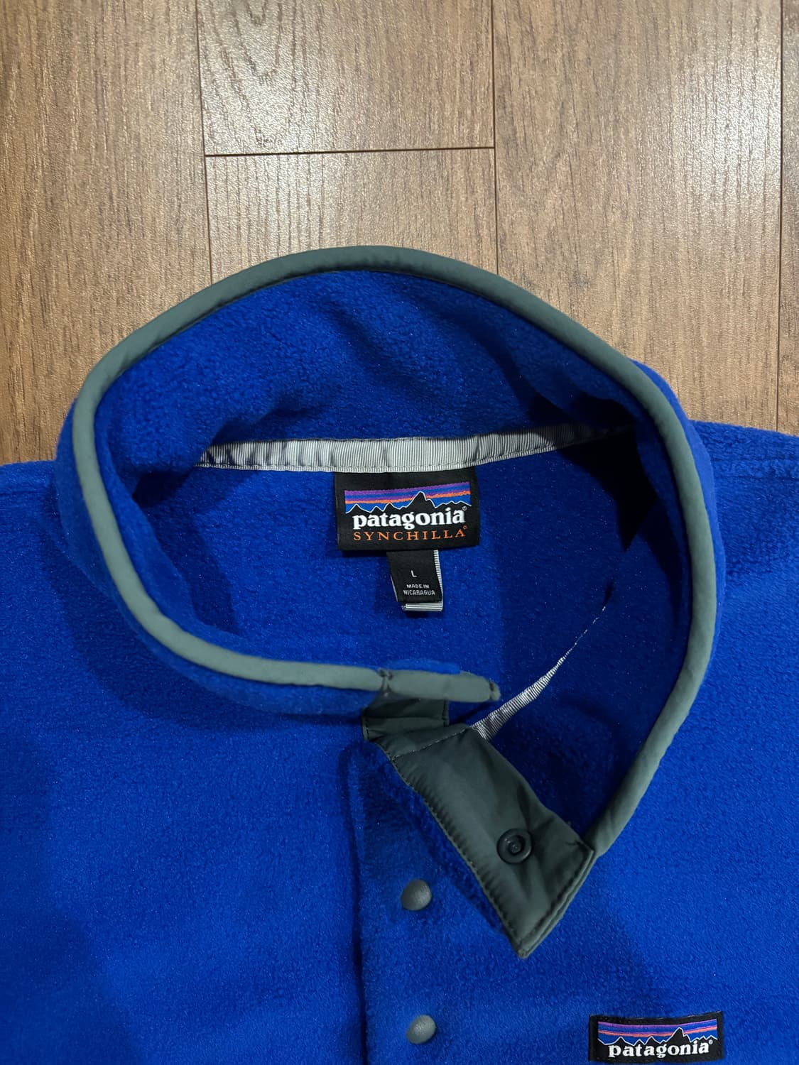 파타고니아 라이트웨이트 신칠라 투어링레드(블루/레드)  L사이즈 상품이미지4