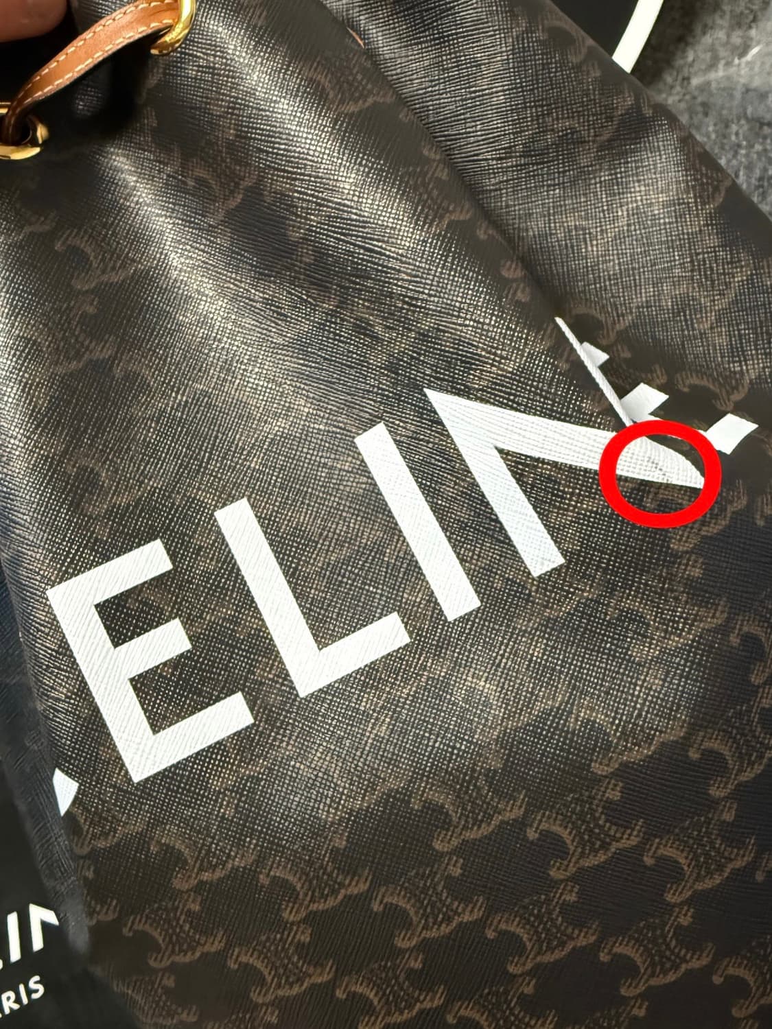 [ONE SIZE] 셀린느 미디엄 트리오페 캔버스 세일러 백 상품이미지2