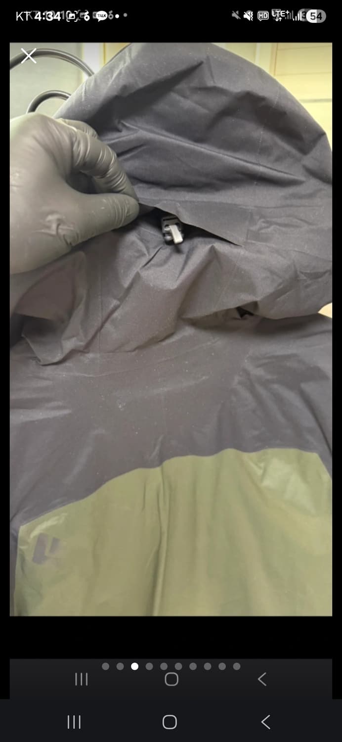 블랙다이아몬드 Stormline 레인쉘 자켓 M 상품이미지3