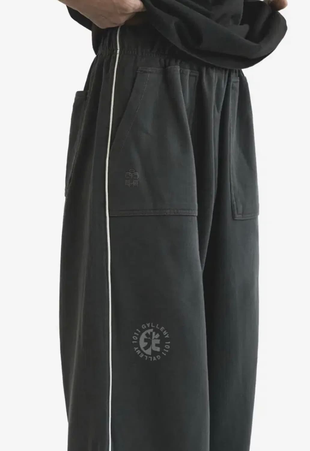 폴리테루 fatigue sweat pants 1.2v 카키그린 (4) 상품이미지2