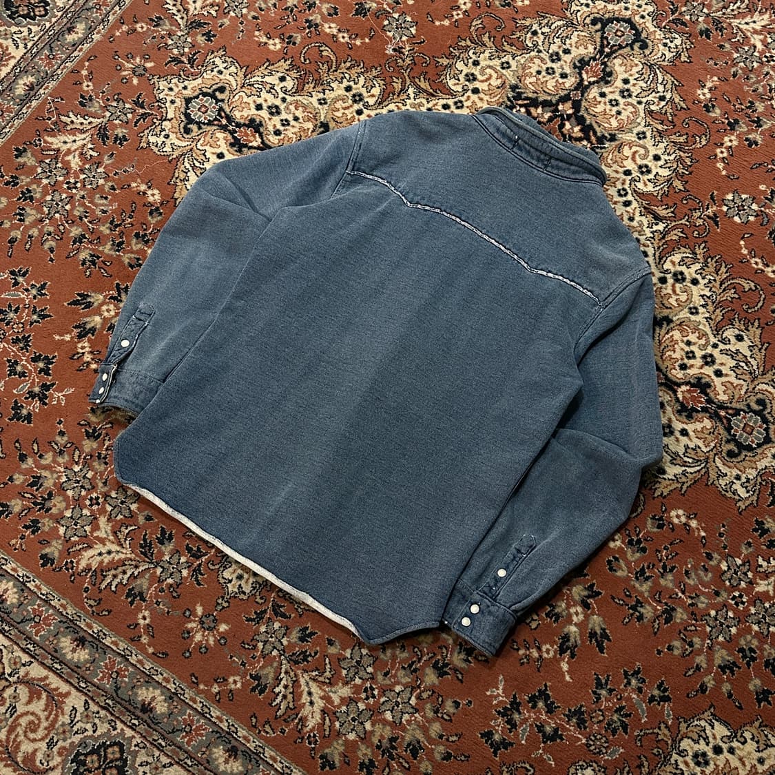 폴로 랄프로렌 잼스톤 웨스턴 데님 셔츠 (XL) 나바호 상품이미지4