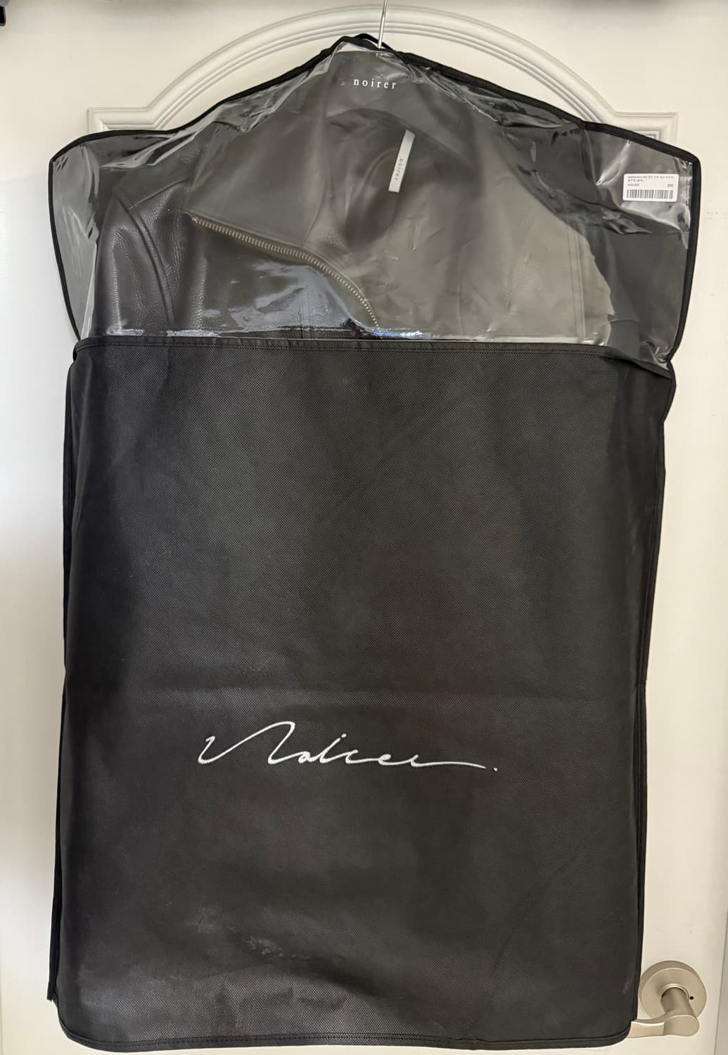 노이어 카우 레더 하이넥 블루종 (52) / 택보유 상품이미지7