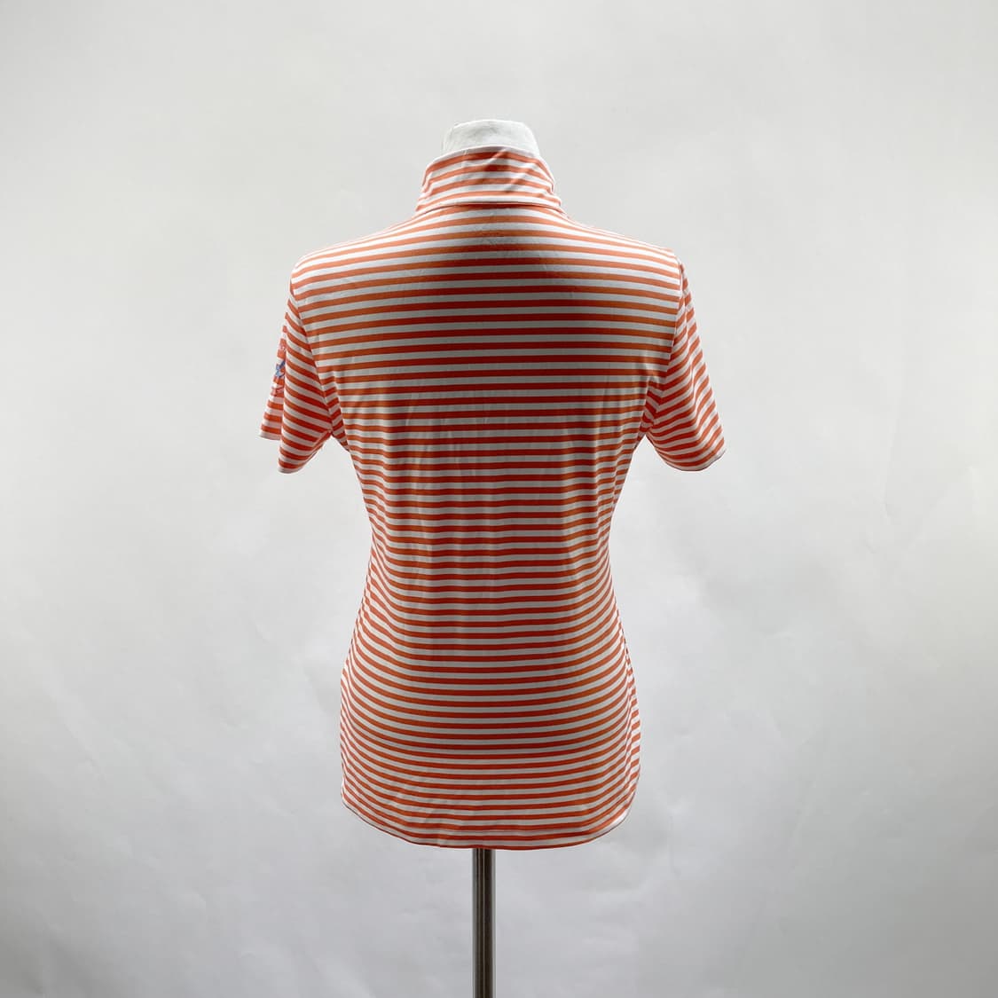 JDX 여성반팔티셔츠 반집업 주황 90  상품이미지3