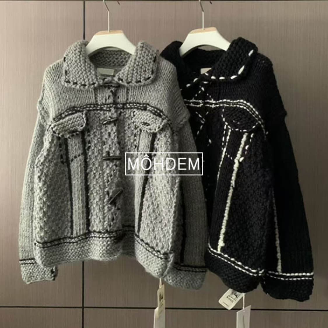 [premium]헤비울 코위찬 가디건 상품이미지1