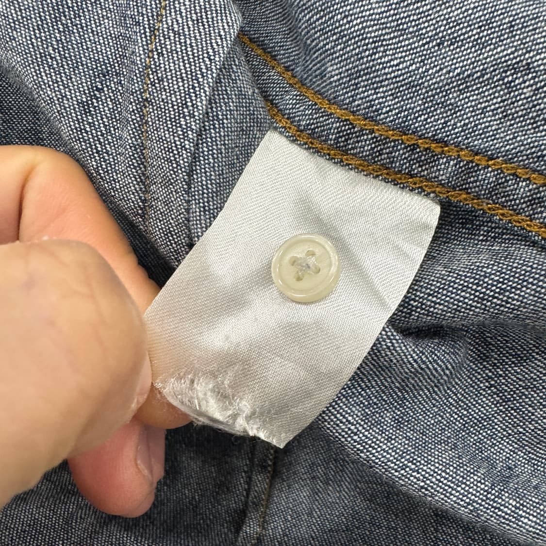 여성용 S 리바이스 웨스턴 데님 셔츠 상품이미지6