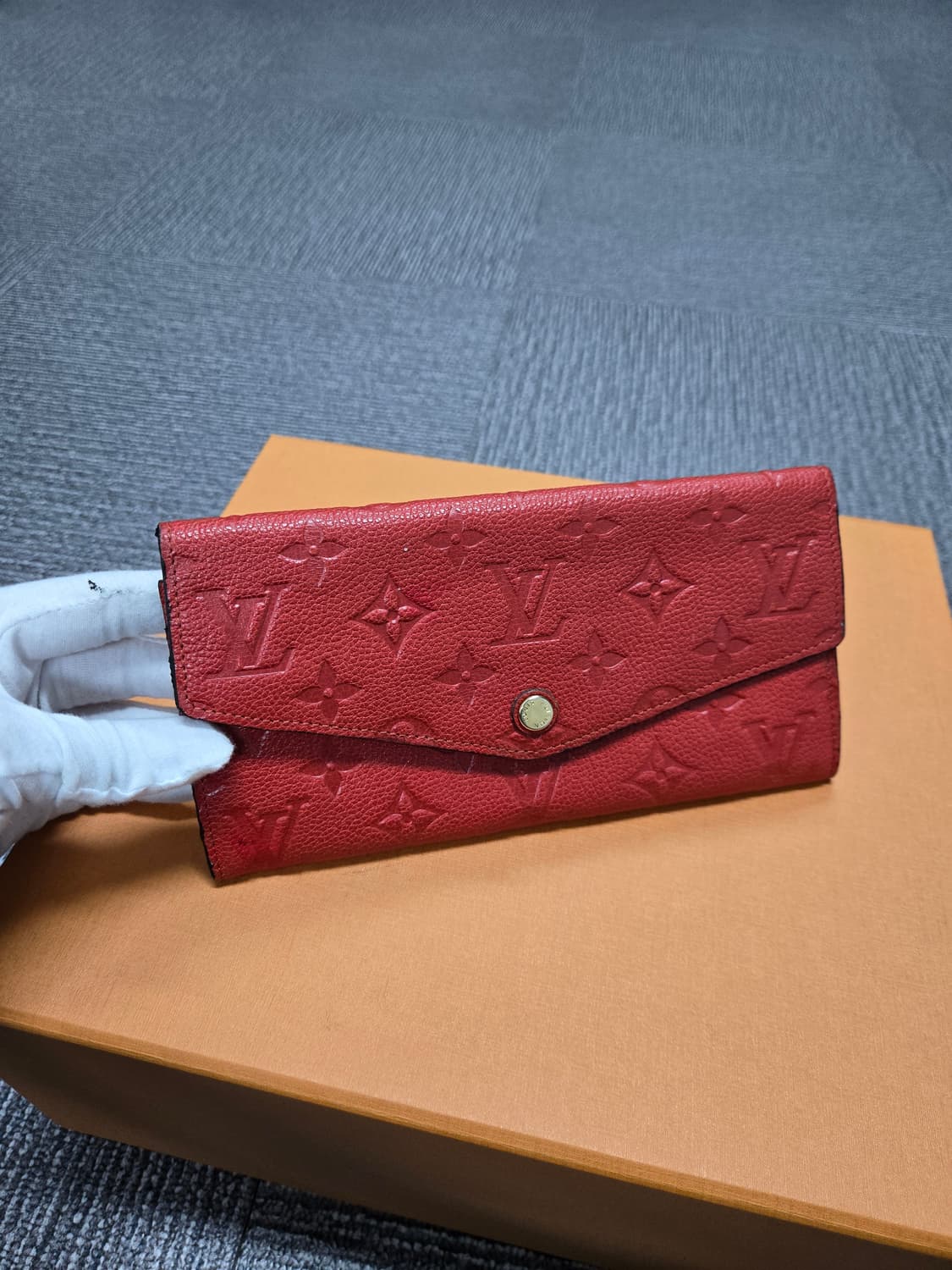 [특가][정품]루이비통 앙프레뜨 사라 장지갑 상품이미지1