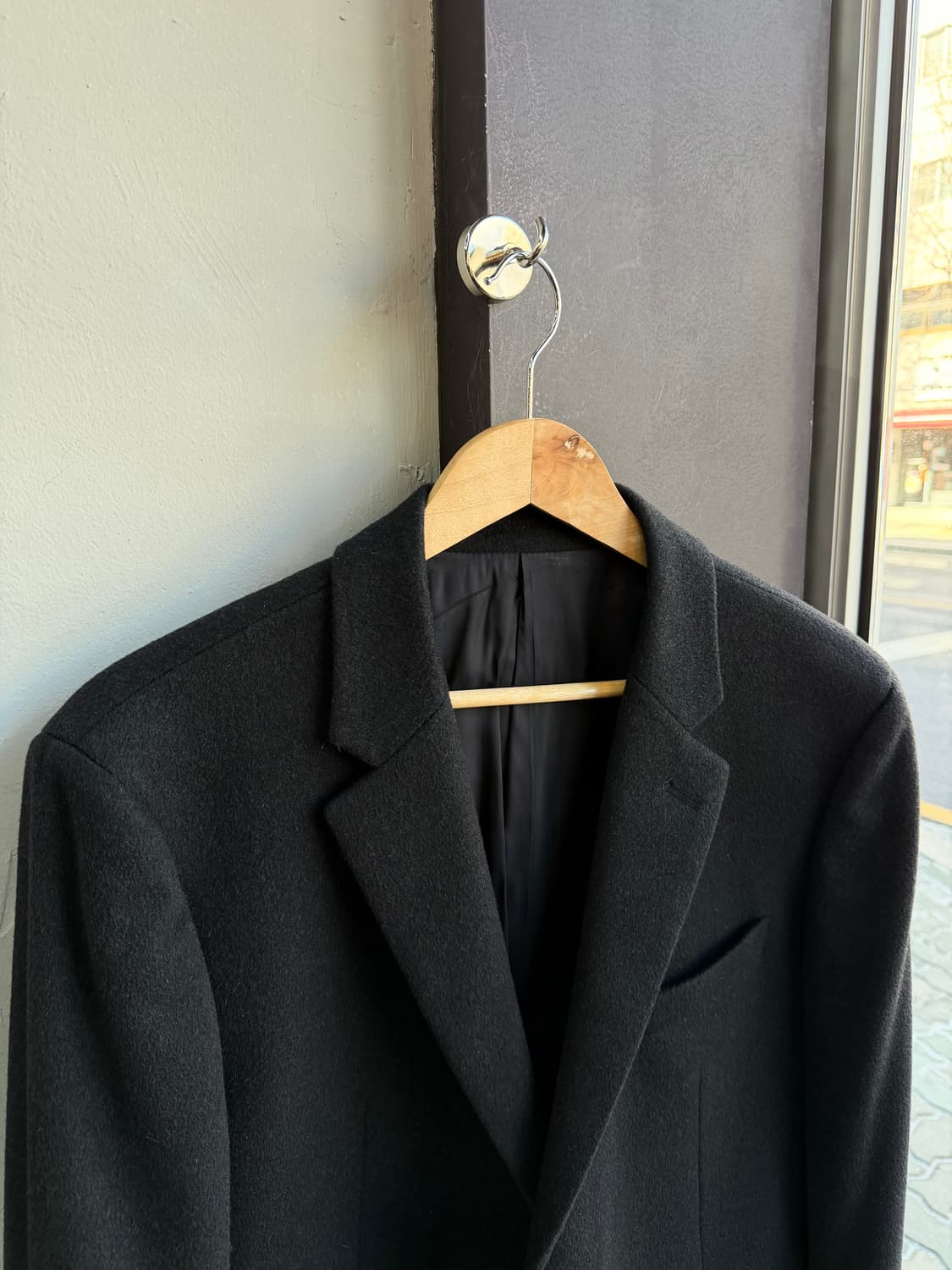 100~105/ 솔리드옴므 콜롬보 캐시미어 블랜딩 코트 상품이미지3