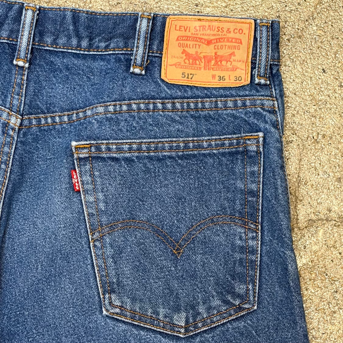 00s 미국 빈티지 리바이스 517 부츠컷 청바지 데님팬츠 상품이미지8