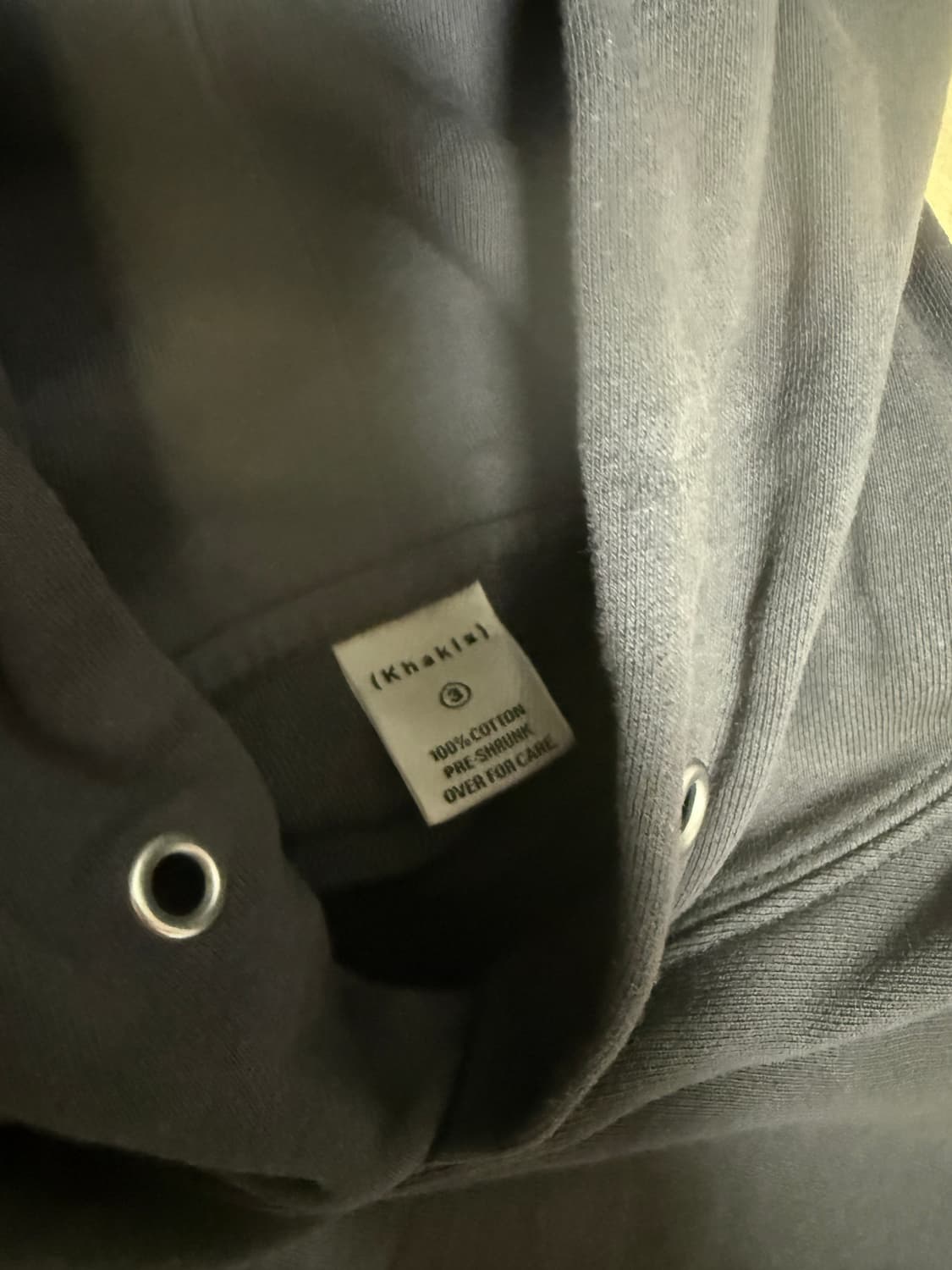 카키스 디스트레스드 후디, 3사이즈 상품이미지2