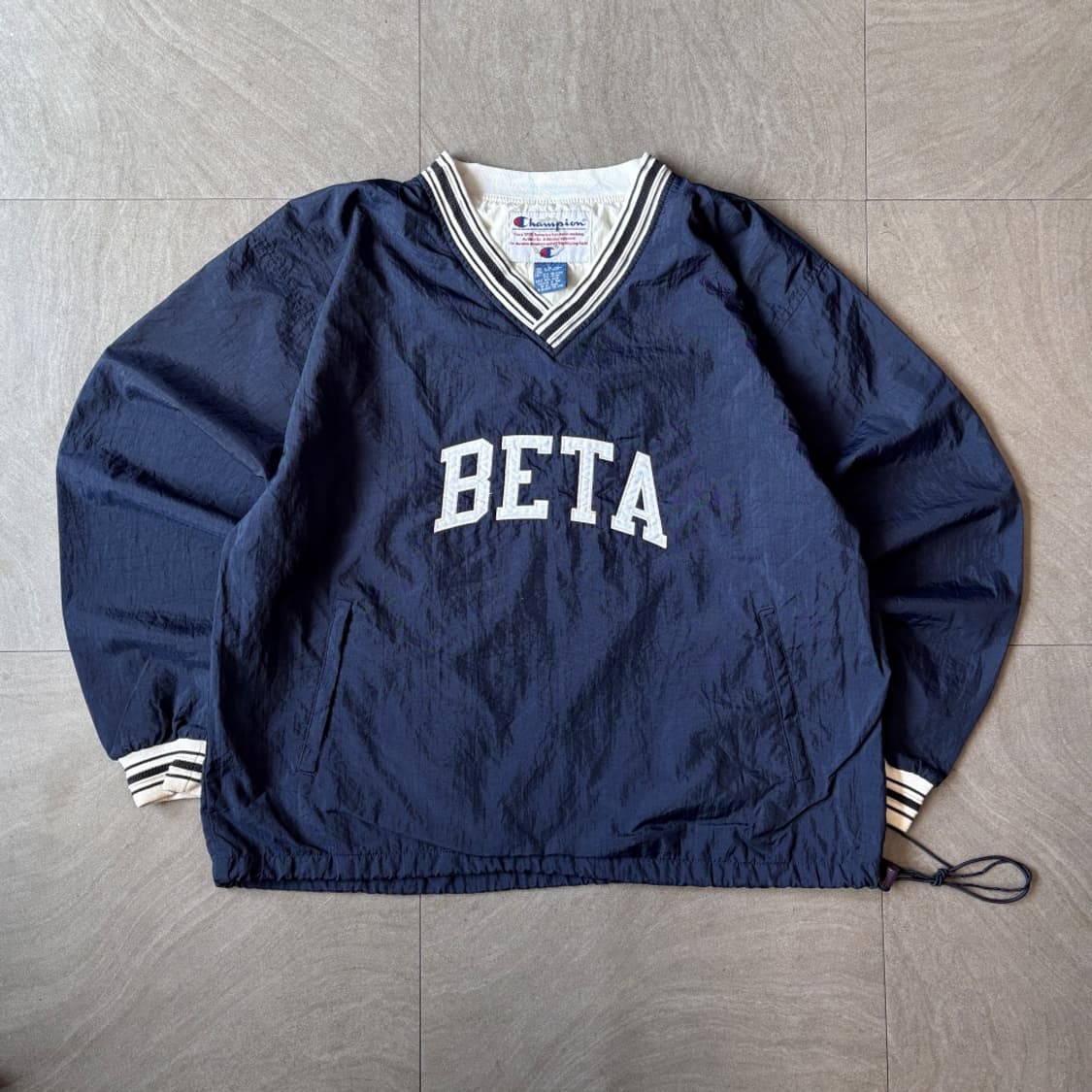 챔피온 정품 네이비 나일론 웜업 상품이미지1