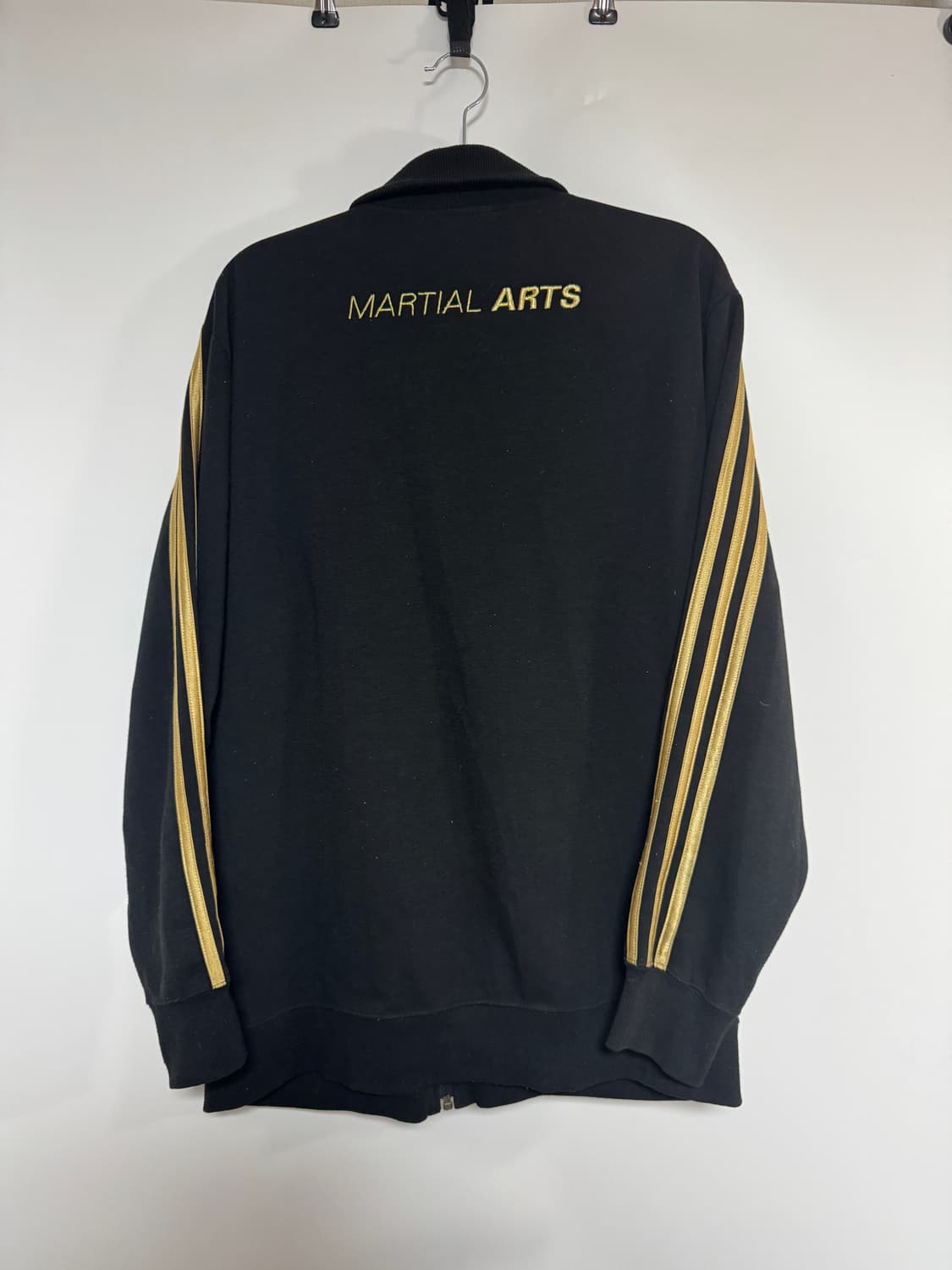 아디다스 블랙/골드 삼선 집업 XL 상품이미지4