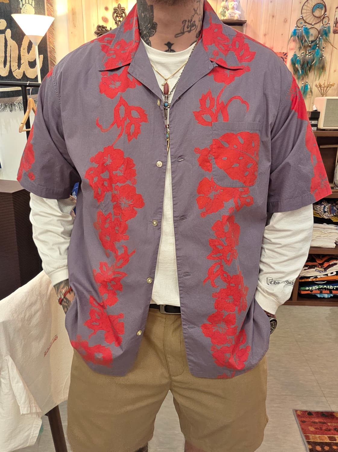 Polo Jeans Co. Vintage Hawaiian Shirt
 상품이미지6