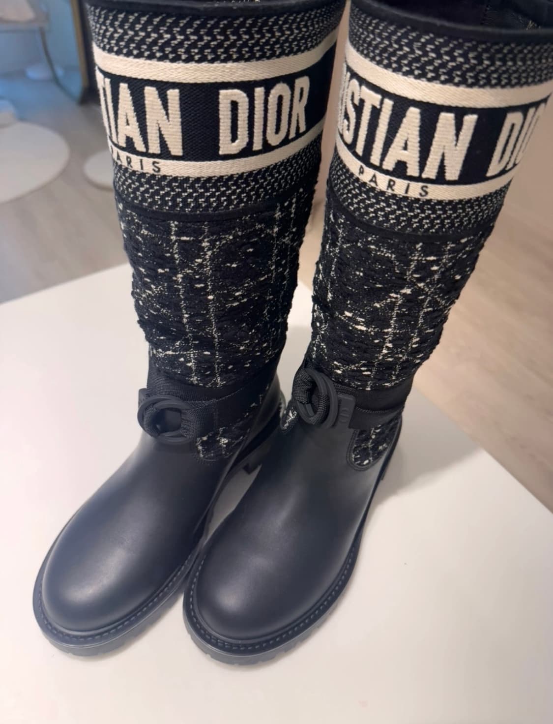 디올 D-major 까나쥬 롱 부츠 38 상품이미지2