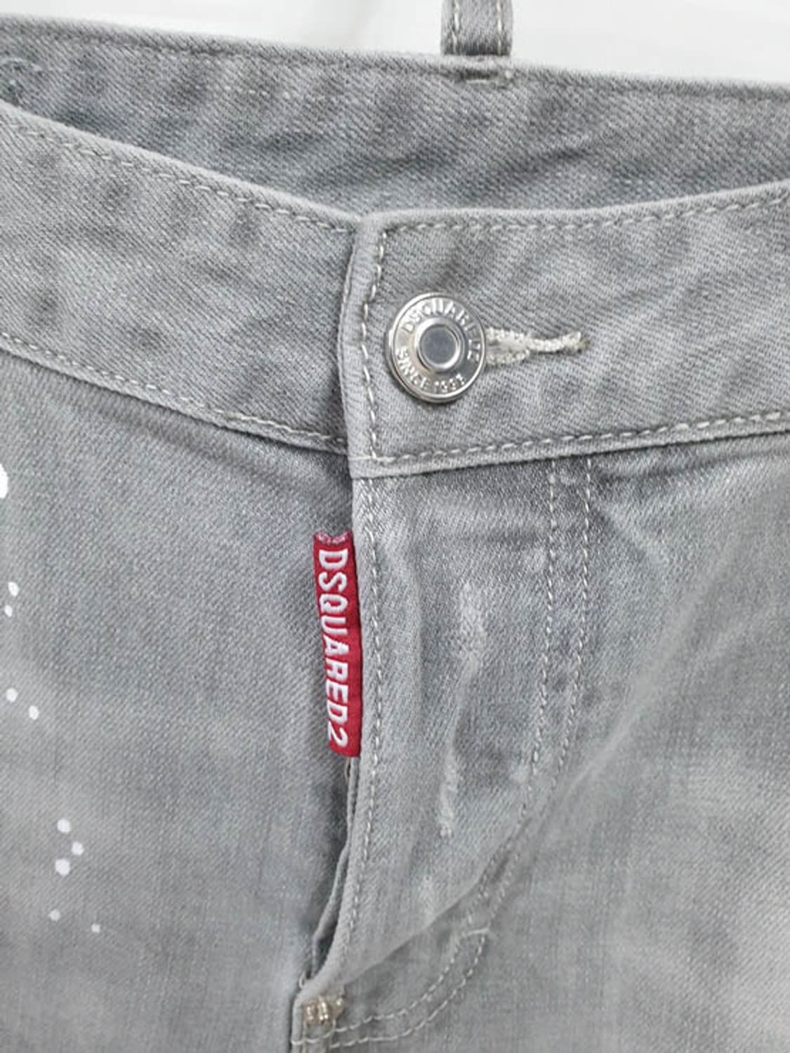 디스퀘어드 남성 그레이 페인트진 32 상품이미지3