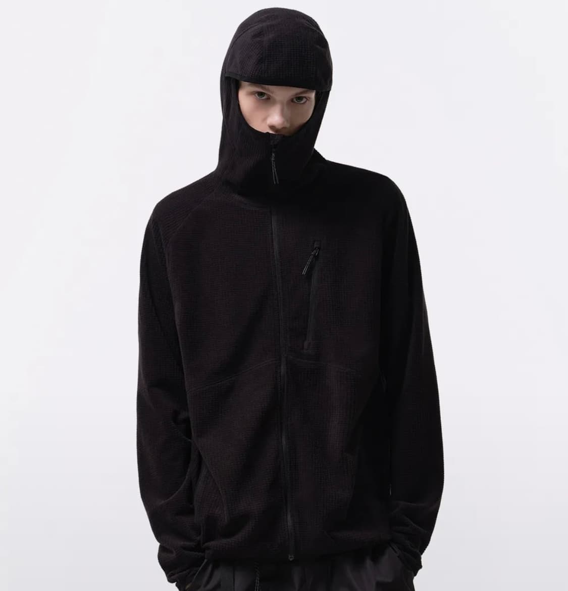 무신사스탠다드 시티레저 폴라폴리스 블랙 XL 새제품 상품이미지1