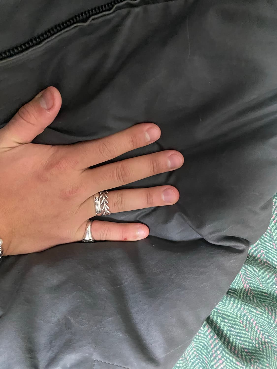 논노드 블루종 MA-1 자켓 (히트 리액티브) 상품이미지5