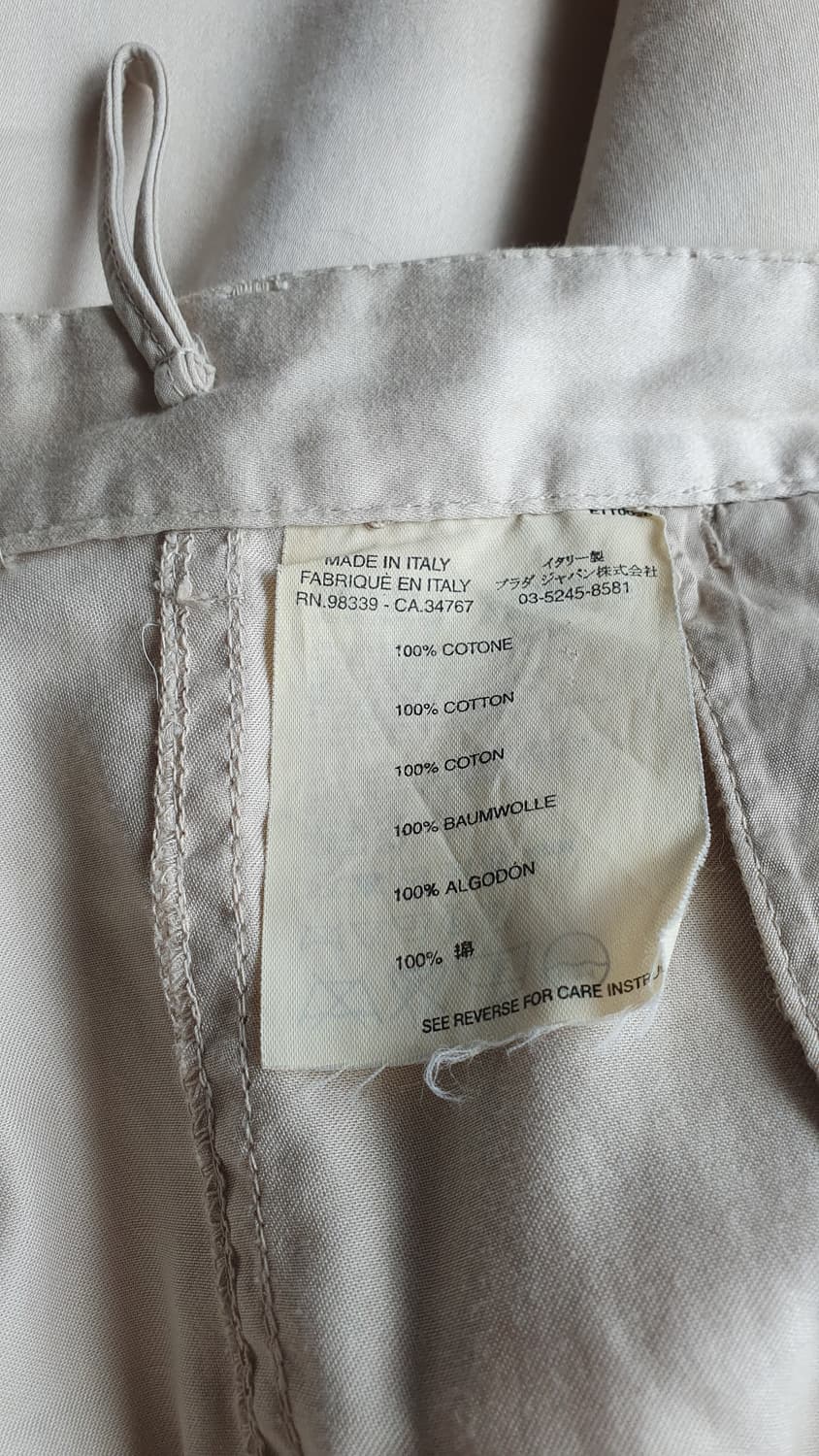 프라다 남성 면바지 it50 상품이미지5