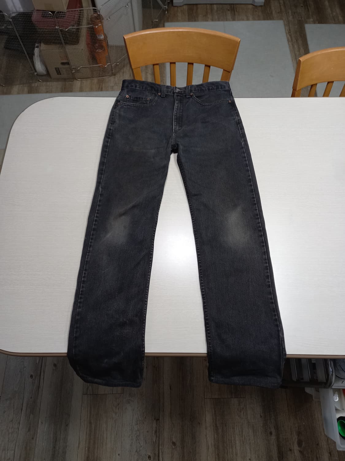 32 90's 리바이스505 RedPont 일자진 블랙 32-316 상품이미지1