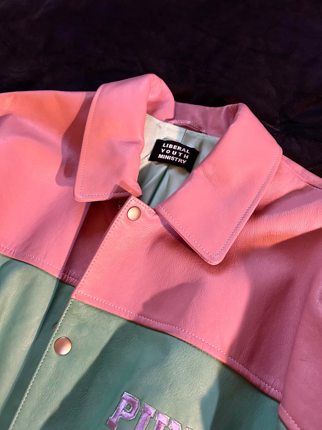 Liberal youth Ministry Varsity jacket 상품이미지4