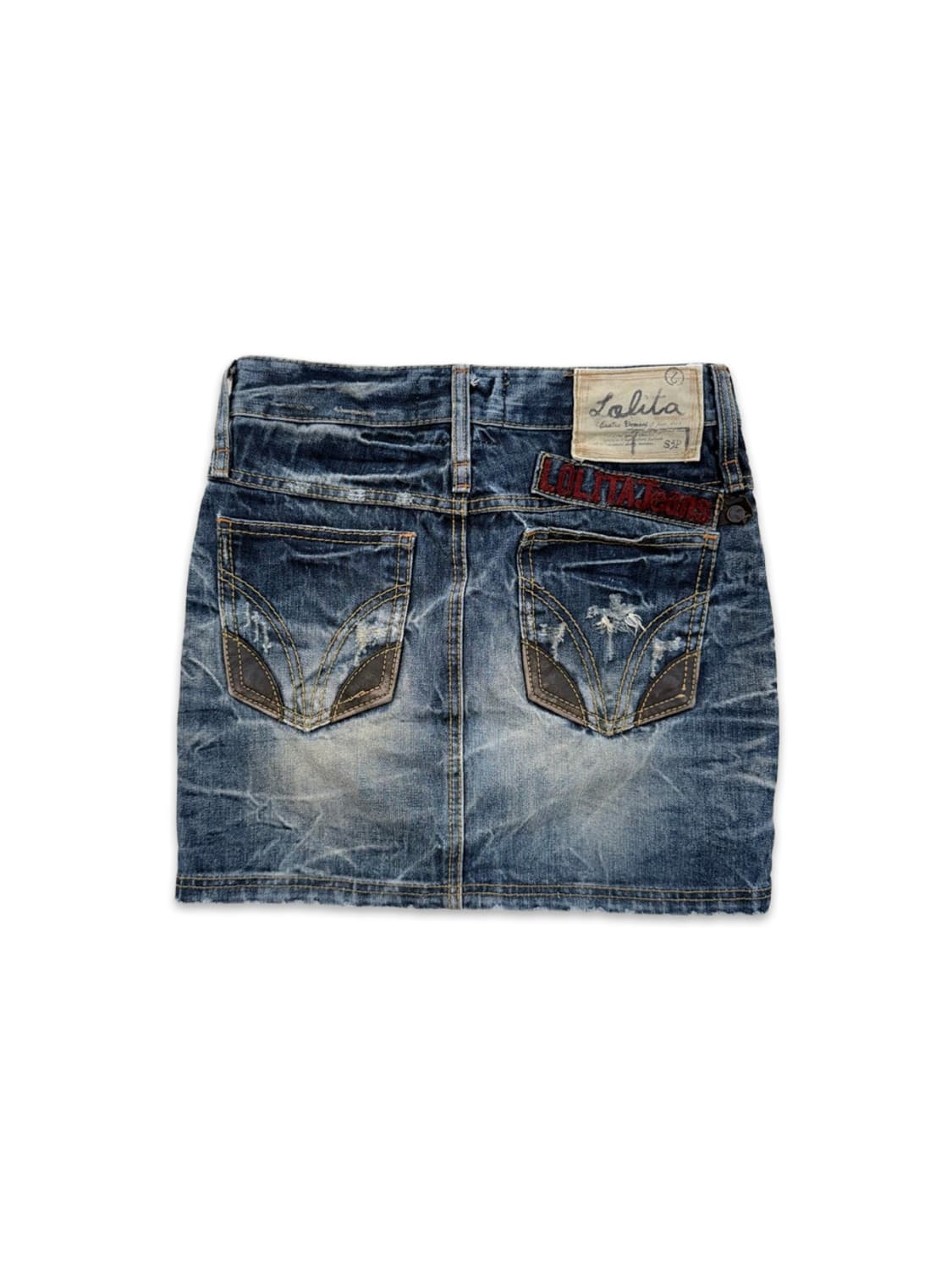 빈티지 Lolita jeans 펑크 로우라이즈 데님 스커트 상품이미지1