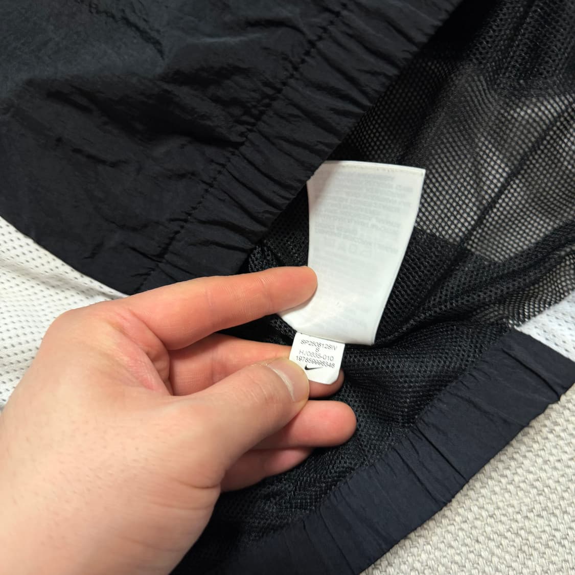 나이키 AIR 블랙 바람막이 자켓 상품이미지5