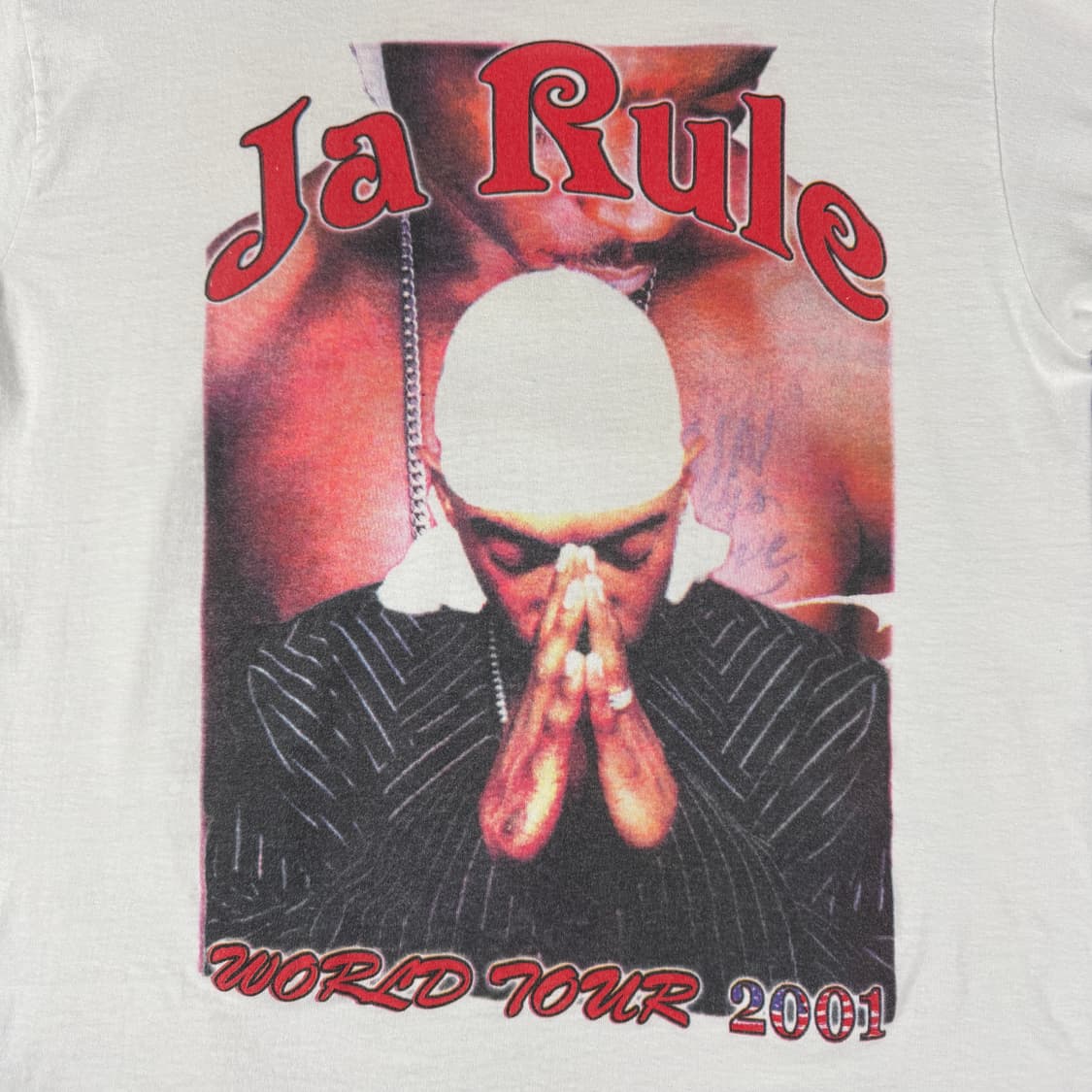 빈티지 2001 Ja Rule 자룰 월드투어 롱슬리브 랩티셔츠 상품이미지3