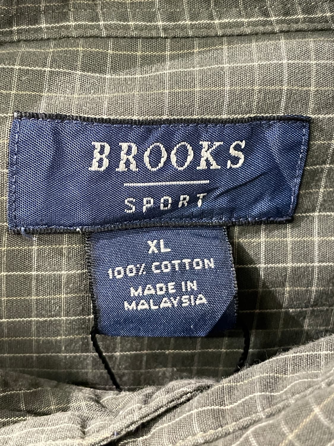 Brooks 코튼 체크 셔츠 상품이미지5