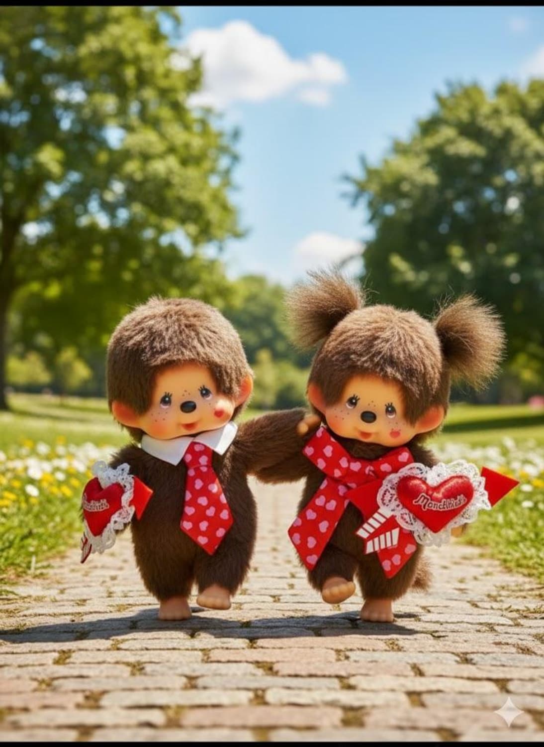 신상 몬치치 발렌타인 키링 예약 오픈 상품이미지1