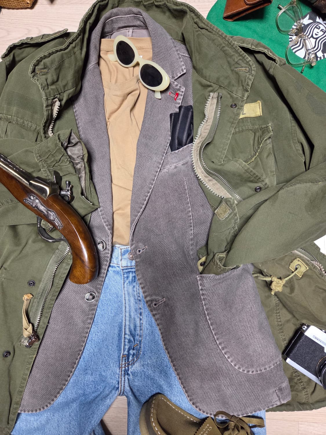 (ITALY)MULISH PREMIUM 블레이저 자켓 빈티지워싱 상품이미지6