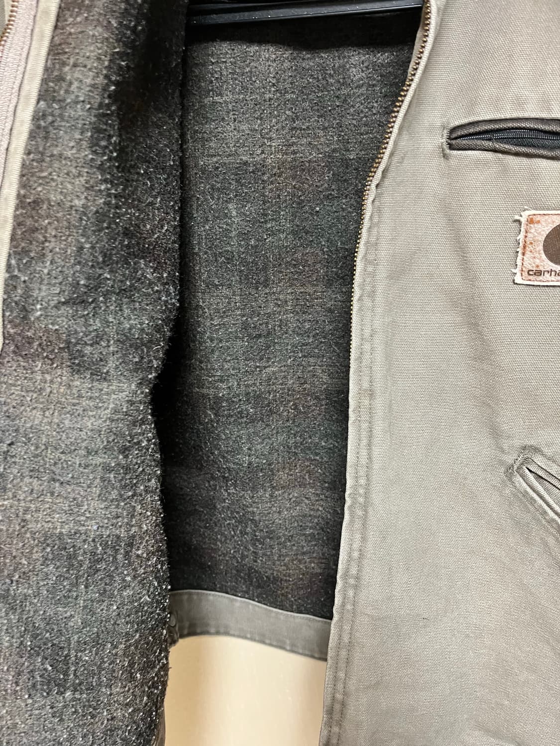 00년도 칼하트 j97 디트로이트 자켓 데저트des L사이즈 판매 상품이미지9