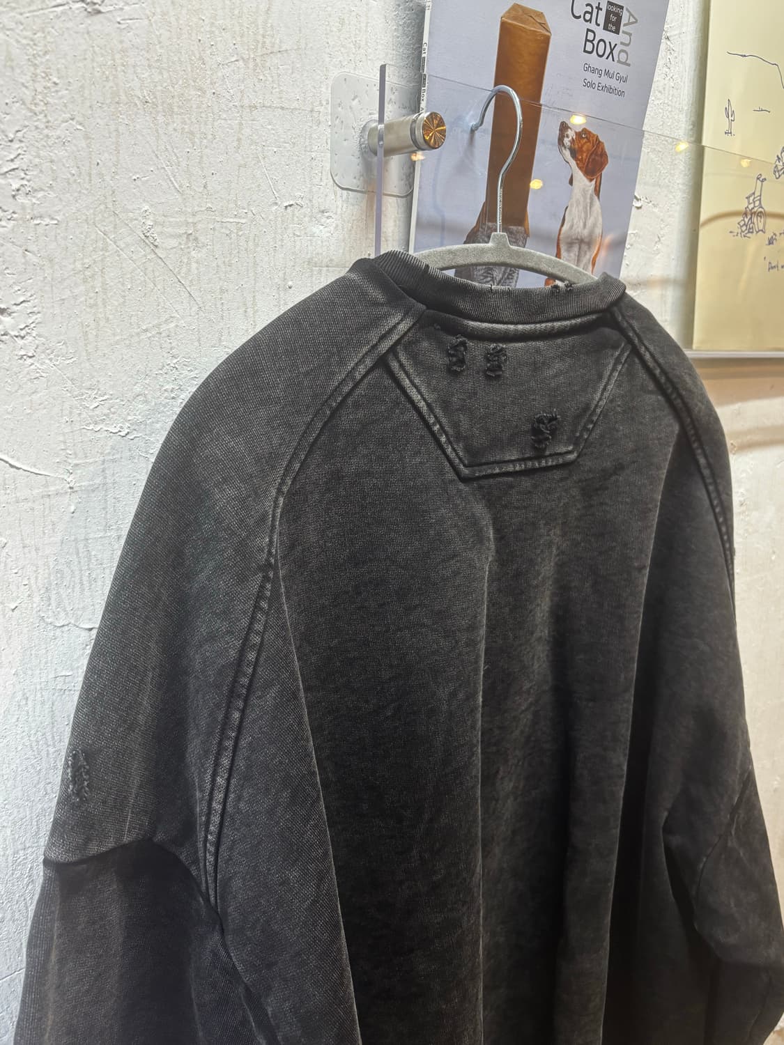 taptaptap 데미지 헤비 웨이트 스웻셔츠 상품이미지4