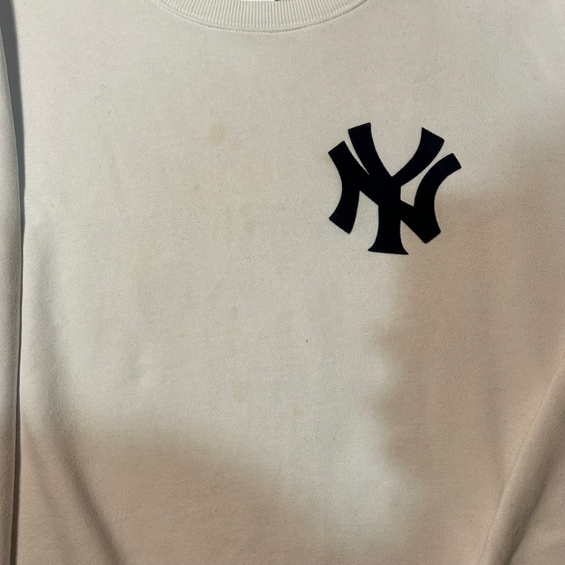 [L] 마제스틱 뉴욕 양키스 로고 50/50스웻셔츠 상품이미지2