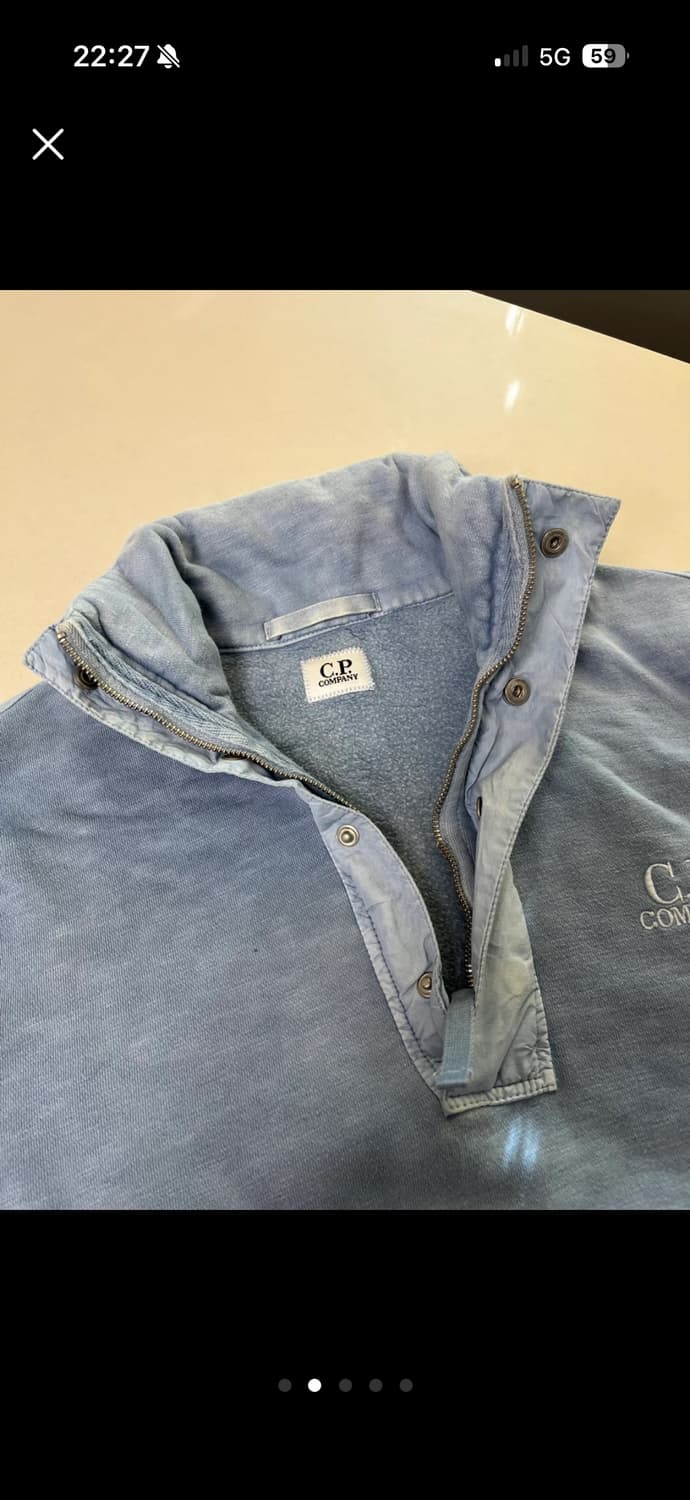 100) C.P. Company 하프 집업 남성 니트 상품이미지2