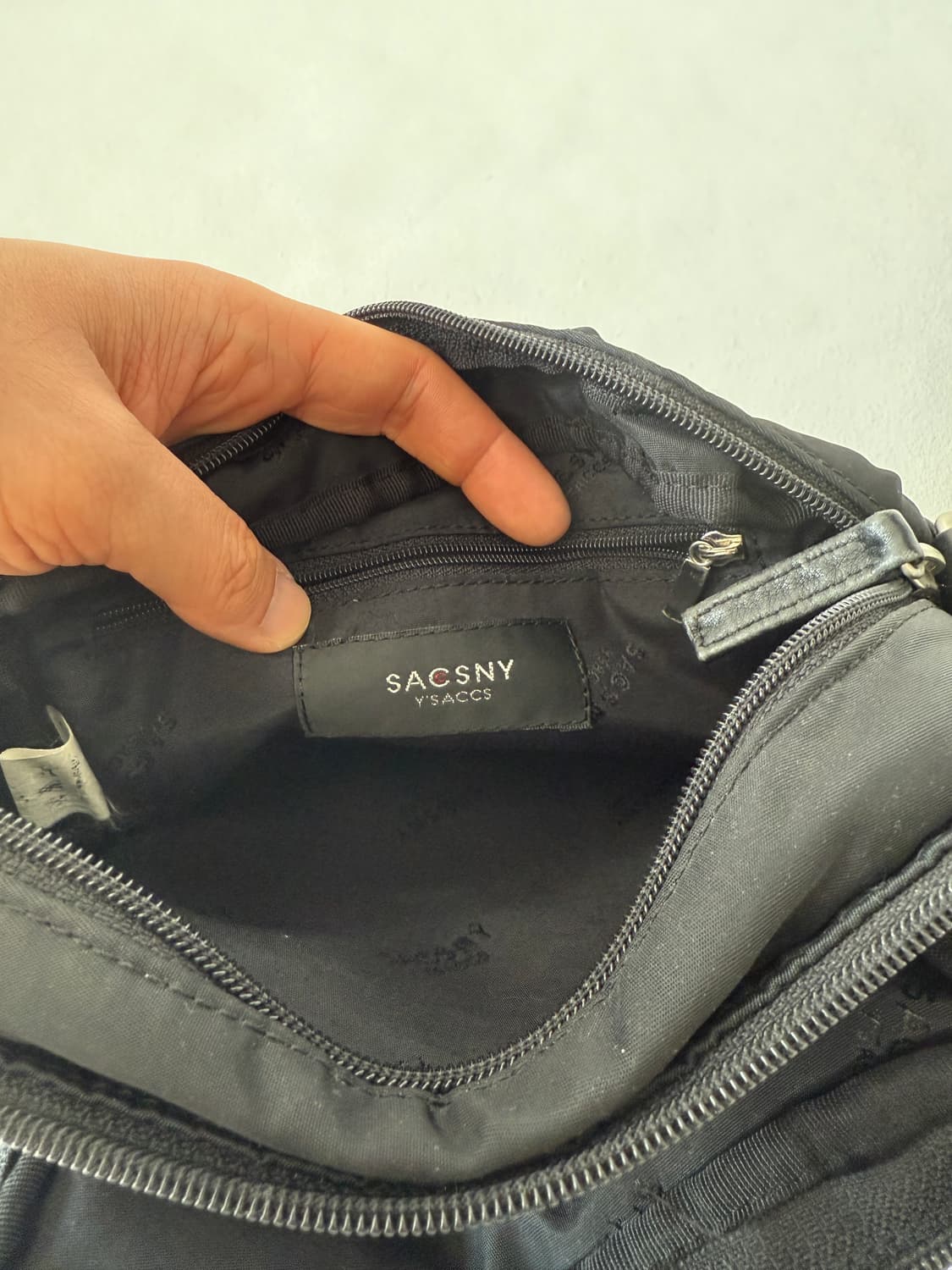 요지야마모토(SACSNY) 레더&나일론 크로스백 상품이미지8