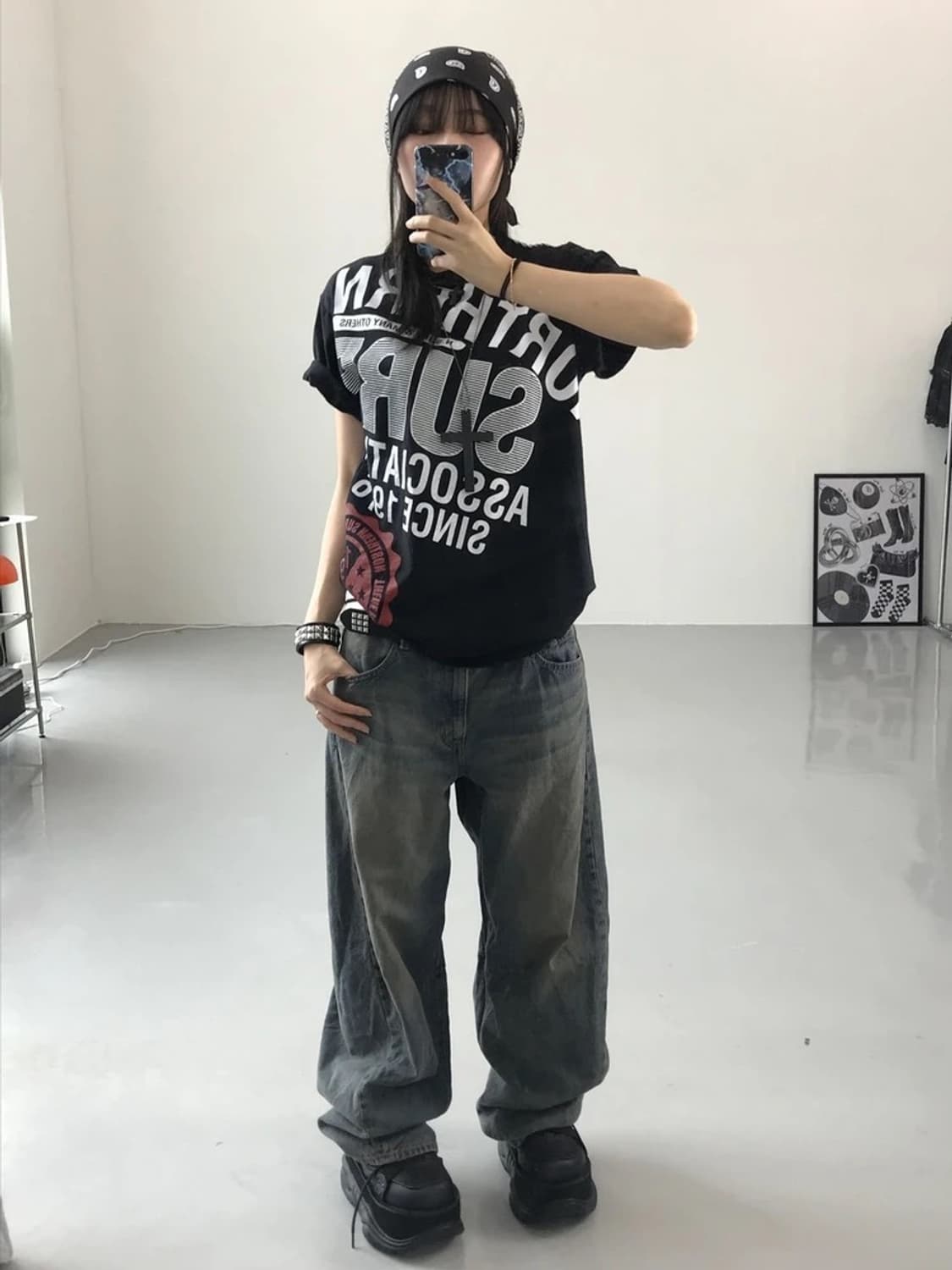 King Jonathan 빈티지 프린팅 반팔  상품이미지1