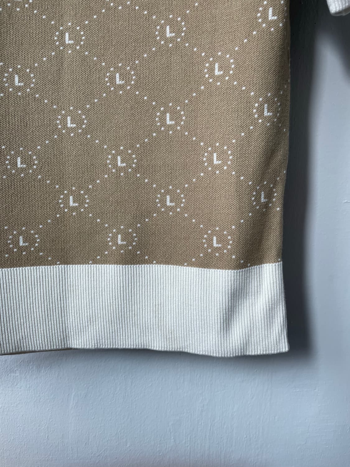 라벨아카이브 L-logo Jacquard knit 새상품 상품이미지5