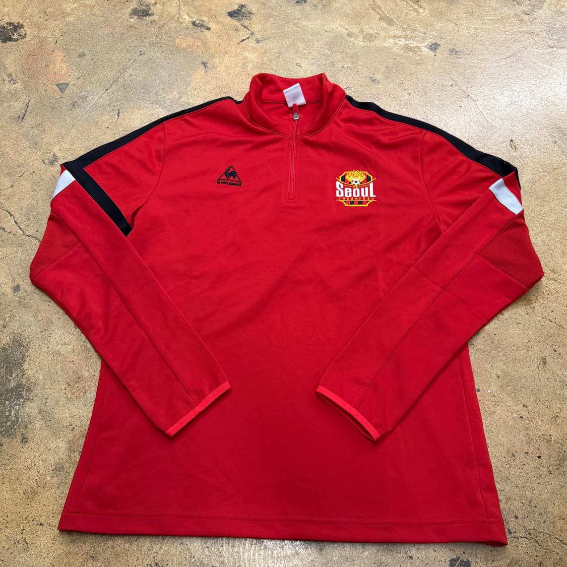 [정품/XL] 르꼬끄 FC서울 축구 유니폼 상의 레드 b15 상품이미지2