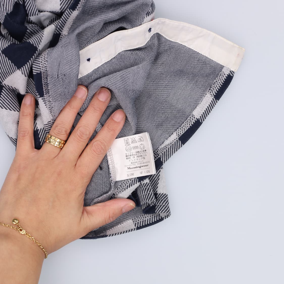 M 먼싱웨어 여성 체크셔츠 0305H1 상품이미지6