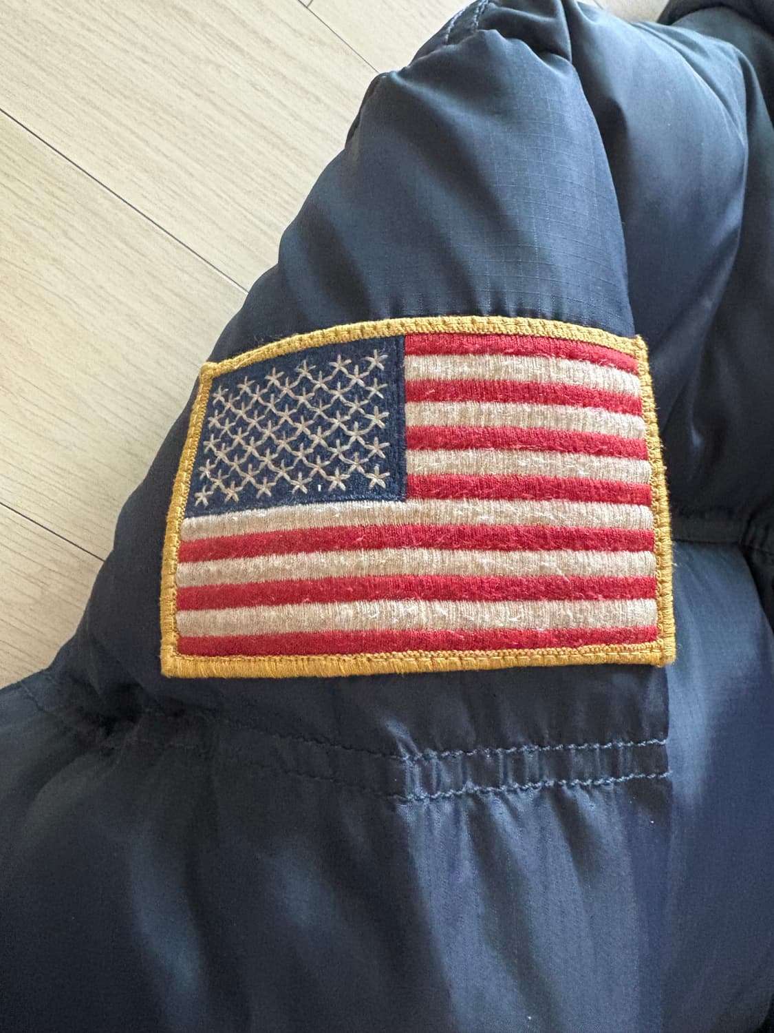 M(100) 폴로 랄프로렌 성조기 와펜 네이비 구스다 운 패딩 자켓 상품이미지3