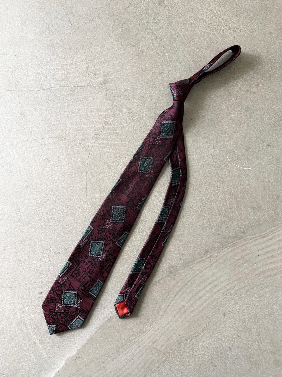 90s Yves Saint Laurent Silk Tie 상품이미지1