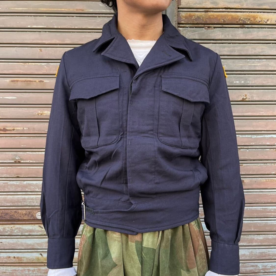 80s 캐나다군 울 배틀드레스 자켓 상품이미지1