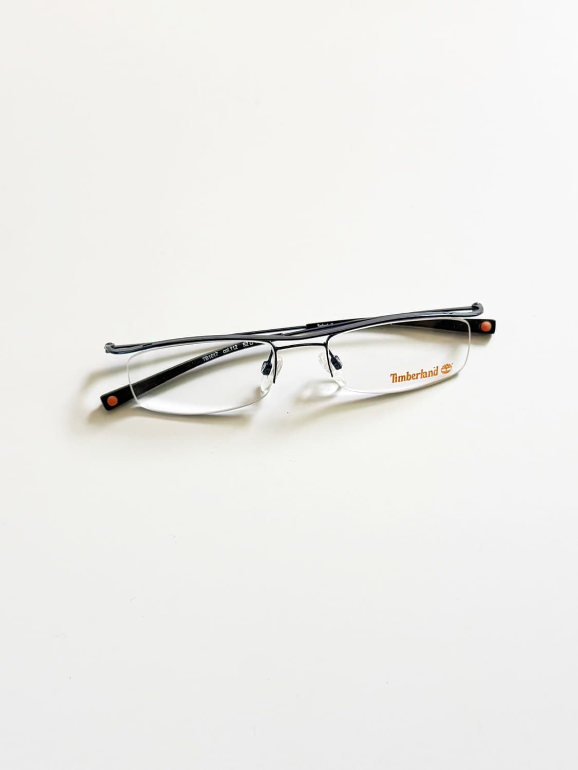 TIMBERLAND 반무테 스퀘어 메탈 빈티지 안경 상품이미지1