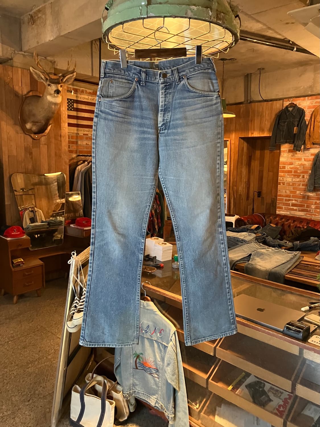 80s USA 빈티지 LEE 리 라이더스 200 데님 팬츠 상품이미지1