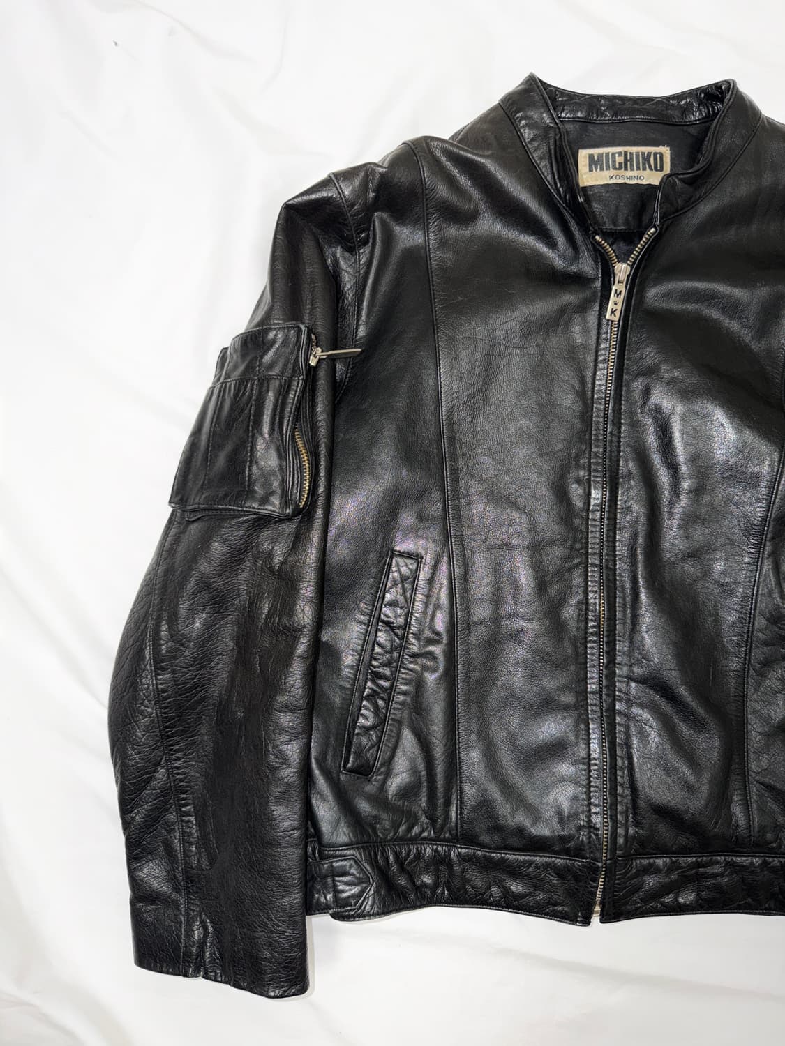 미치코  런던 레더 블루종 상품이미지6