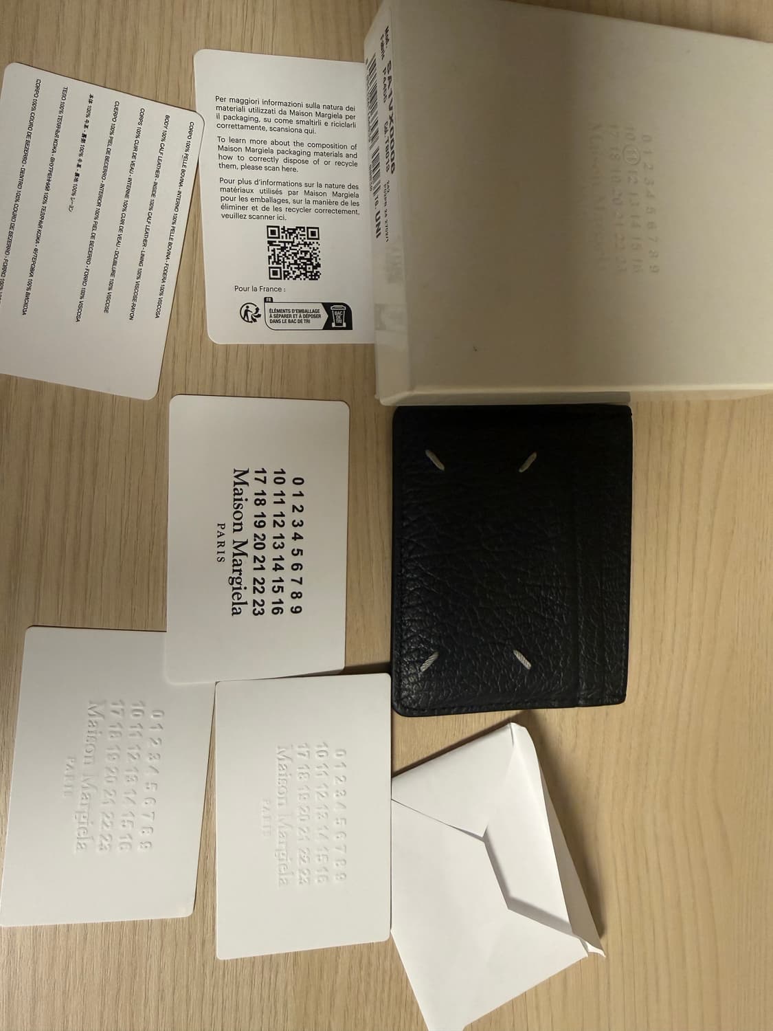 [os] 메종 마르지엘라 가죽 카드지갑 상품이미지1